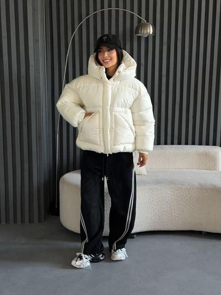 Пуховик Trend 2569 milk