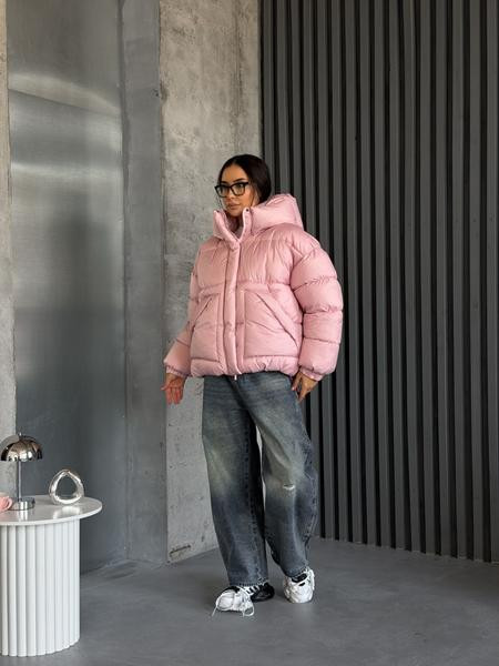 Пуховик Trend 2569 pink