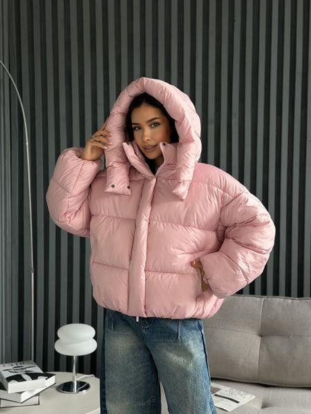 Пуховик Trend 25888 pink