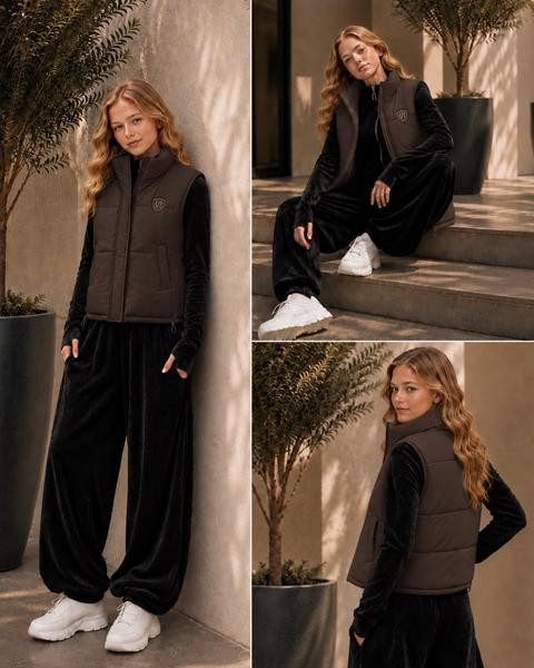 Жилетки Karolina KR907 brown