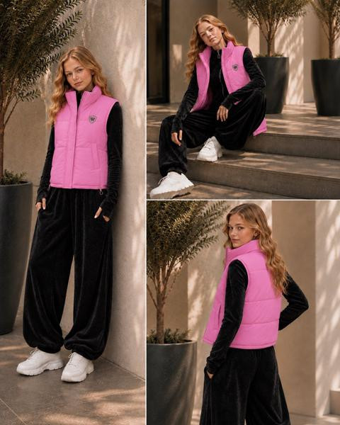 Жилетки Karolina KR908 pink