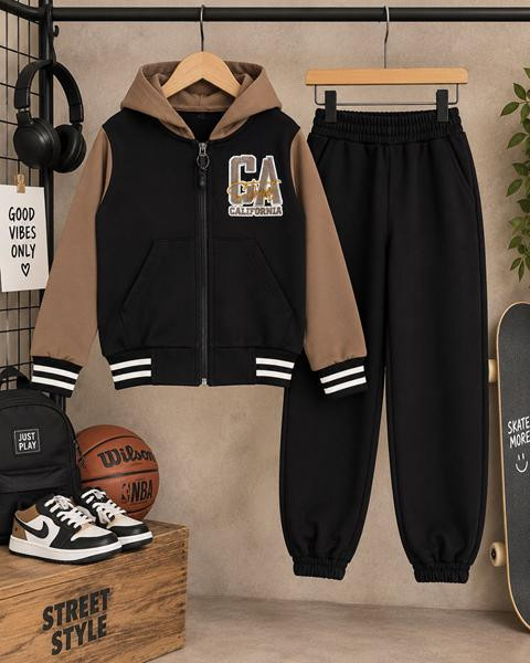 Костюмы спорт LiMa kids 2633 black-brown