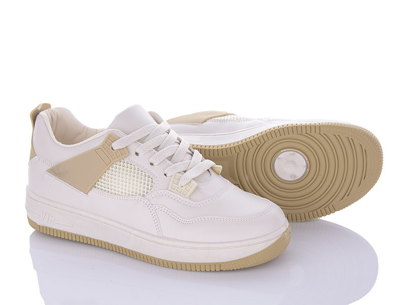 Кроссовки Violeta Y169-KZ27 beige-khaki