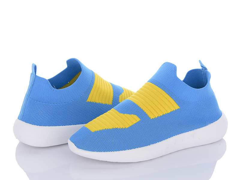 Кроссовки Violeta 4-480 blue-yellow