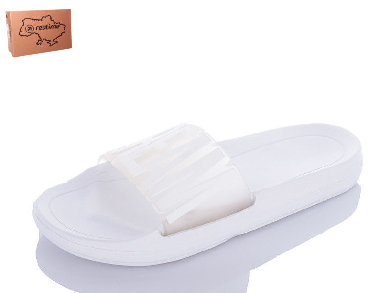 Шлепанцы Restime FWL22333 white