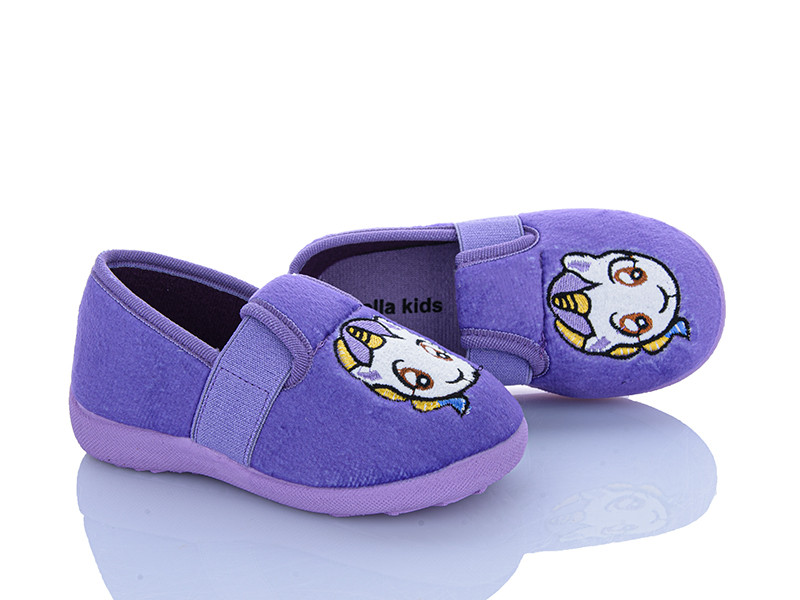Тапочки Bella Kids GE375 бузковий