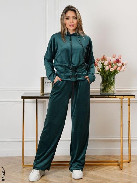 Костюмы спорт OdesaOpt 7565-1 green