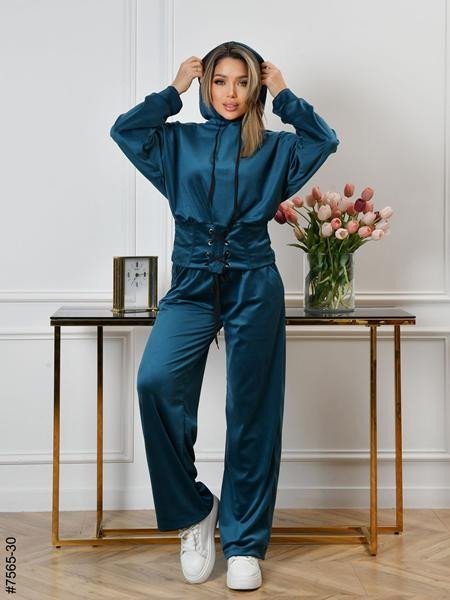 Костюмы спорт OdesaOpt 7565-30 blue
