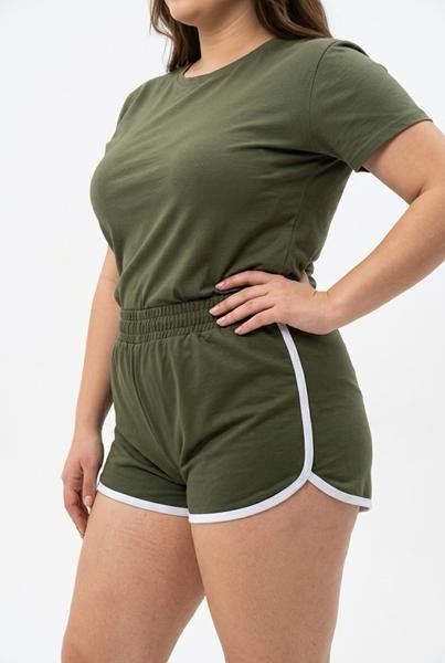 Юбка-шорты Sport style 10614 khaki