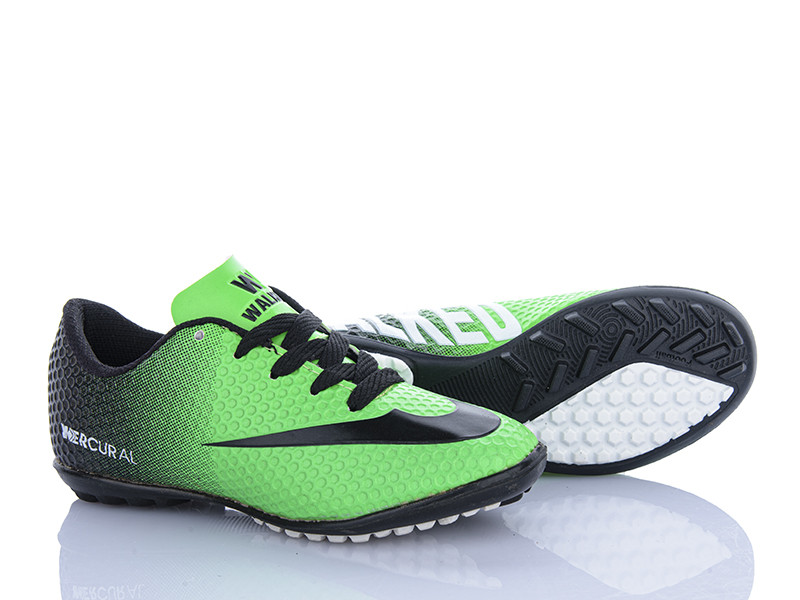 Футбольная Обувь Walked Walked Mercurial 09 green (31-35)