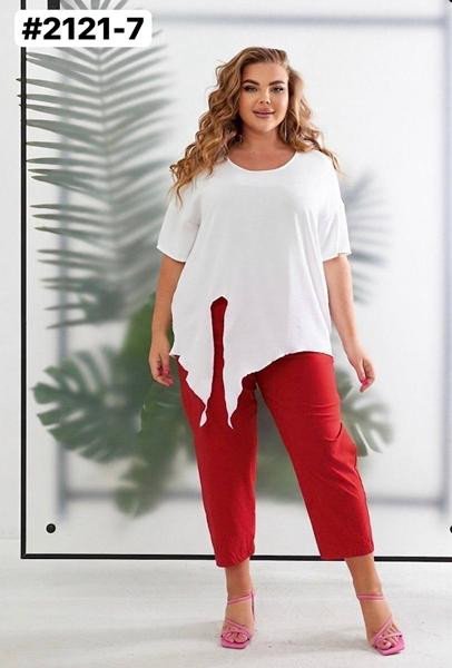 Капри Bat 2121-7 red