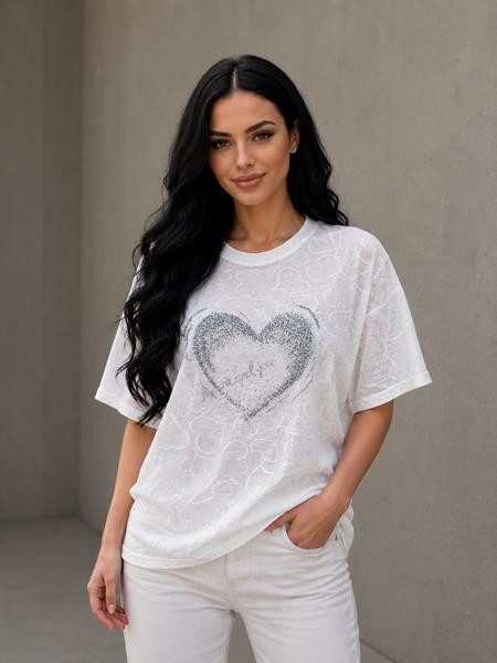 Футболки Anna&vika 26117 white