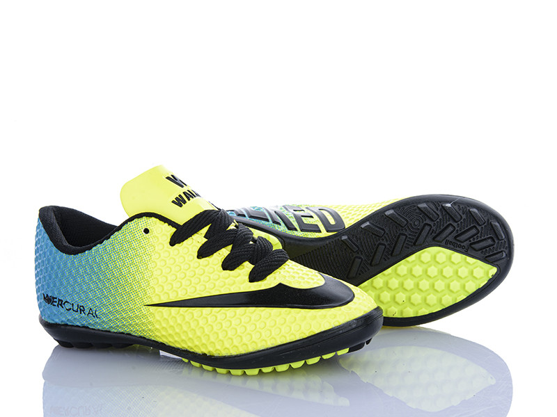 Футбольная Обувь Walked Walked Mercurial 01 yellow (28-32)