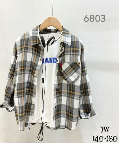 Рубашки Flong 6803 grey