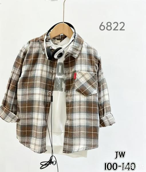 Рубашки Flong 6822 brown