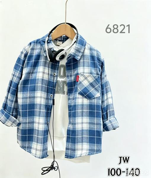 Рубашки Flong 6821 blue
