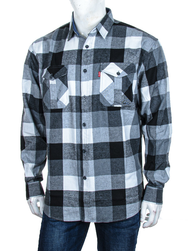 Рубашки Logaster A25-5 grey