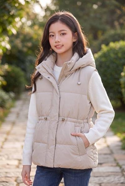Жилетки Delfinka W25 beige