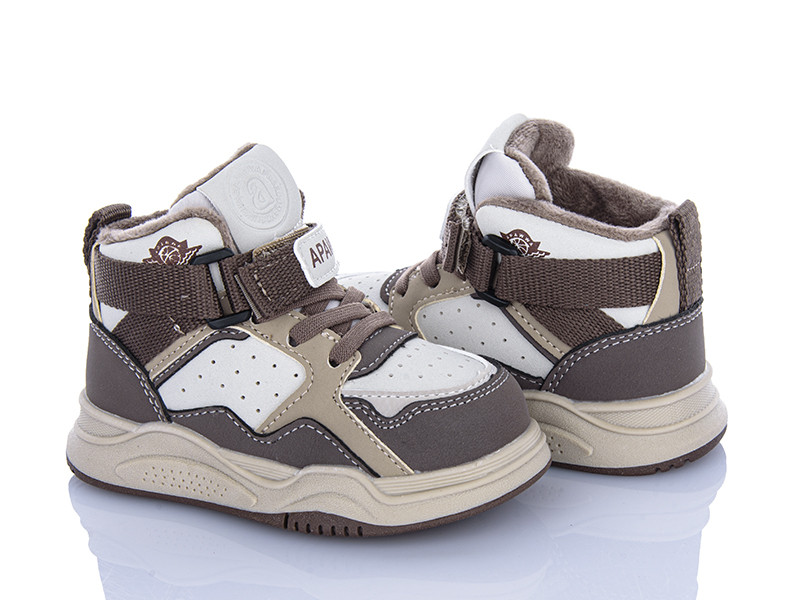 Кроссовки Apawwa ABQ1971P-1 beige-coffee