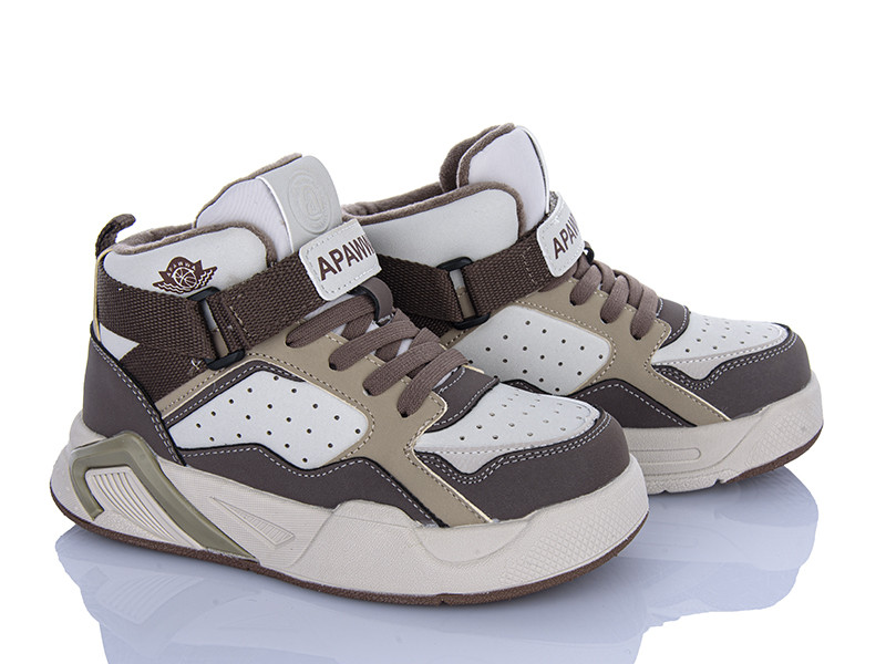 Кроссовки Apawwa ABQ1983P-1 beige-coffee