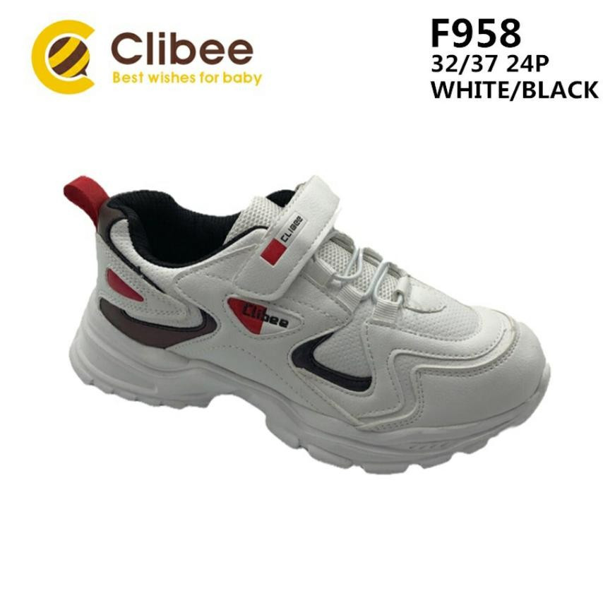 Кроссовки Clibee Ap-F958 white-black