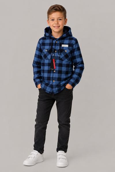 Рубашки Mirwear Kids MK239 blue