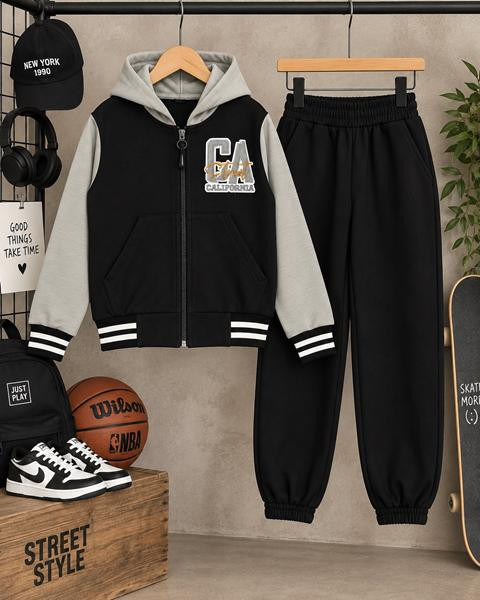 Костюмы Спорт Lima Kids 2633 black-grey