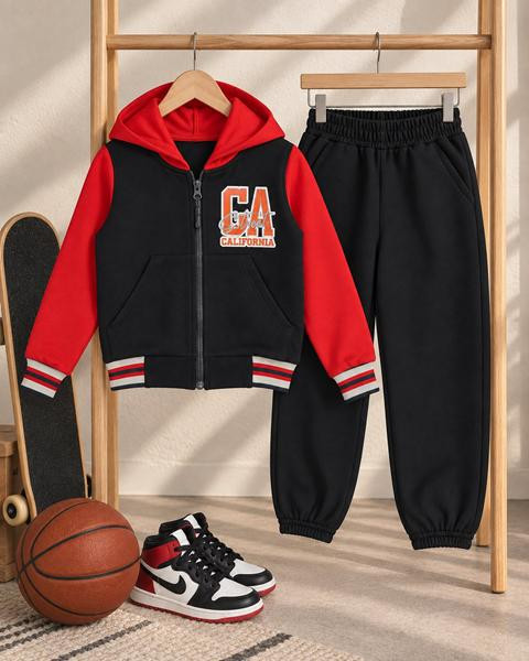 Костюмы Спорт Lima Kids 2633 black-red