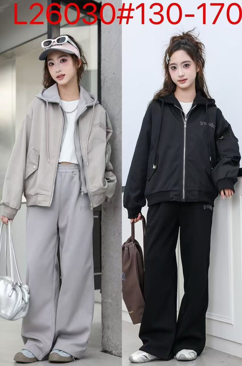 Костюмы Спорт Fashion Kids L26030 grey
