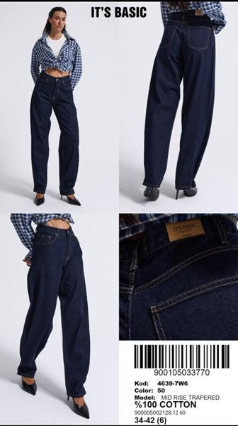 Джинсы Jeans Style 4639-7W6-50 navy