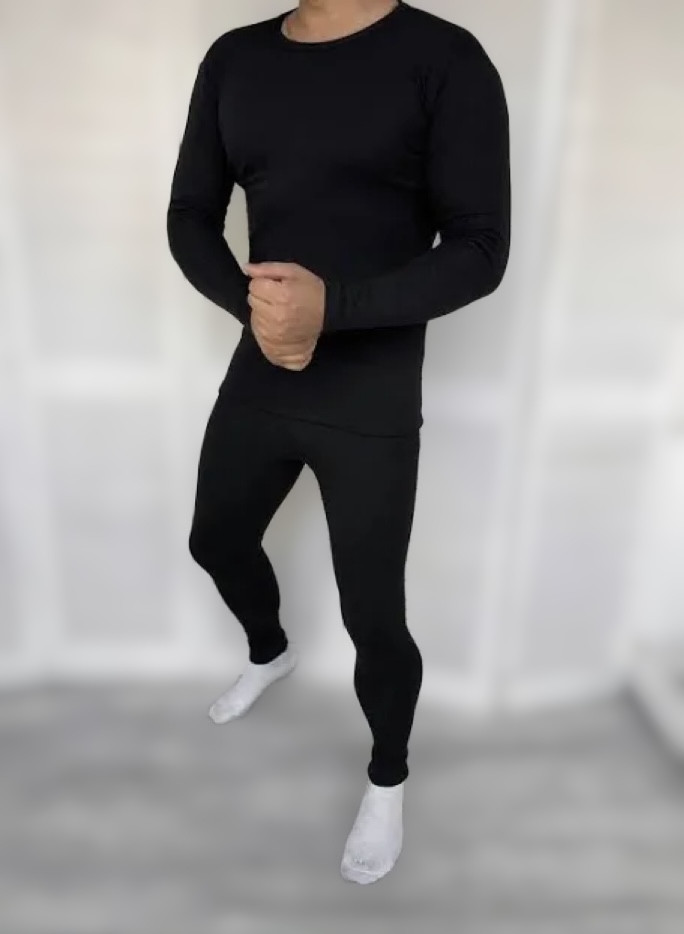 Термо белье Алия 1847 black байка
